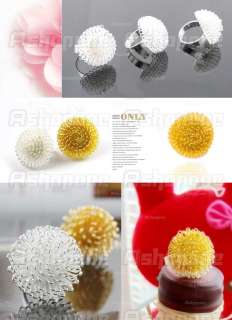 Korean Fashion Dandelion Flower Adjustable Ring Two Colors  
