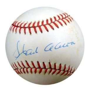  Hank Aaron Signed Baseball   NL PSA DNA #M55613 