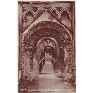   Card English Church Somerset Glastonbury Abbey SM133