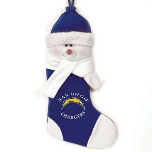 San Diego Chargers Nfl Snowman Holiday Stocking (22)
