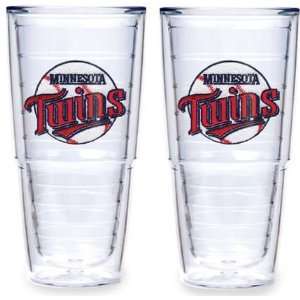  Minnesota Twins Set of TWO 24 oz. Big T Tervis Tumblers 
