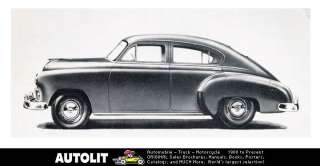 1949 Chevrolet Fleetline Special Sedan Factory Photo  
