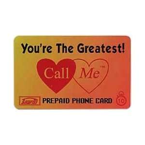   Phone Card 10u Youre The Greatest Call Me SAMPLE 