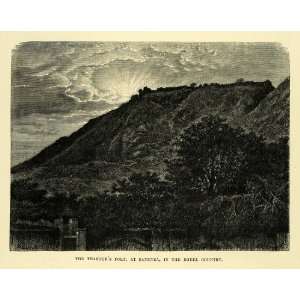  1878 Wood Engraving Thakour Fort Sameyra Bhil Bheel India 