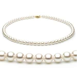   Akoya Saltwater Cultured Pearl Necklace AAA Quality, 18 Inch Princess