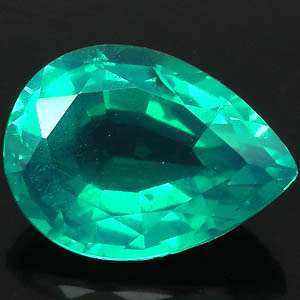 10.28 CT GREEN RUSSIA LAB EMERALD PEAR DAZZLING  