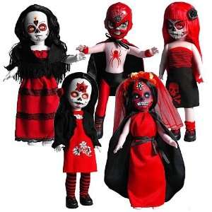   Dead Dolls Series 20 Crimson and Black Variant Set Toys & Games
