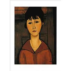  Portrait de Jeune Fille by Amedeo Modigliani Poster Print 