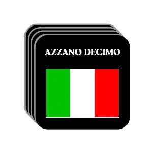  Italy   AZZANO DECIMO Set of 4 Mini Mousepad Coasters 