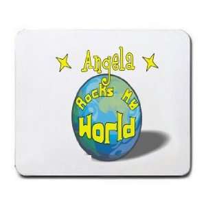  Angela Rocks My World Mousepad
