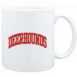  Mug White  Deerhounds ATHLETIC APPLIQUE / EMBROIDERY 