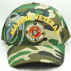  Cap   US Marine Corps Veteran USMC (Camouflage) SCP22 