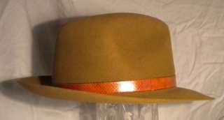 Vintage Royal De Luxe Stetson The Stetsonian New Haven Fedora Hat 