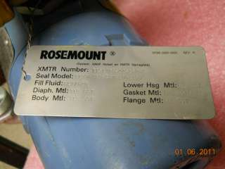 Rosemount 3151 GP8S22S1B2M7 With Sensor 8  