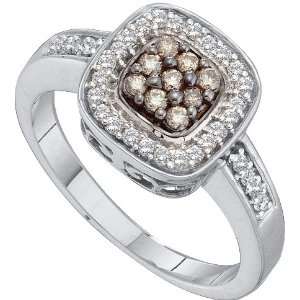 Astonishing Ring Delicately Crafted in 14K White Gold, Enriched with 