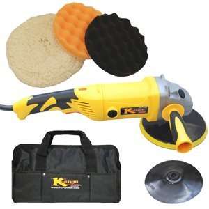 Kustom Shop Heavy Duty Variable Speed Polisher with a Professional 3 