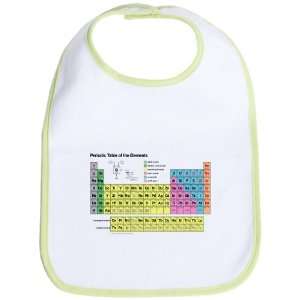  Baby Bib Kiwi Periodic Table of Elements 