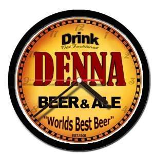  DENNA beer and ale cerveza wall clock 