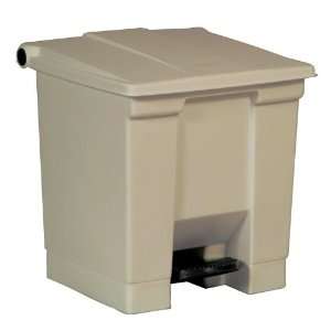 Rubbermaid 6143 Red 8 Gallon HDPE Medical Waste Step On Container 