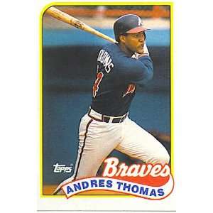  1989 Topps #523 Andres Thomas