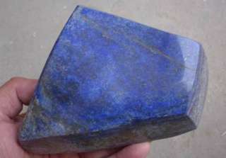   blue Lapis Lazuli & Pyrite crystal Gem stone polished from Brazil
