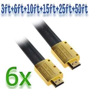 com GTMax 6 items bundle of HIGH SPEED HDMI with ETHERNET 1080p 2160p 
