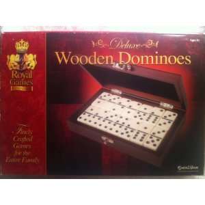  Royal Games Collection Deluxe Wooden Dominoes Toys 