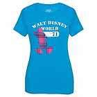 NEW Walt Disney World Plaid Mickey Mouse Plus Womens Blue Tee Shirt Sz 