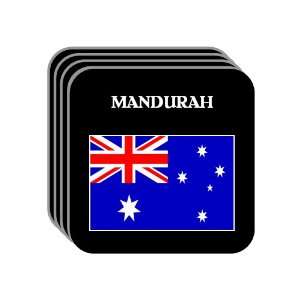  Australia   MANDURAH Set of 4 Mini Mousepad Coasters 