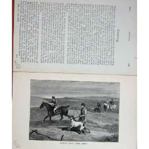  BailyS Magazine 1889 Horse Hunting Coursing Hares