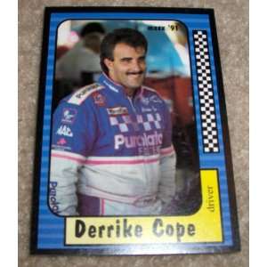  1991 Maxx Derrike Cope # 10 Nascar Racing Card Sports 