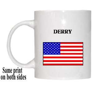  US Flag   Derry, New Hampshire (NH) Mug 