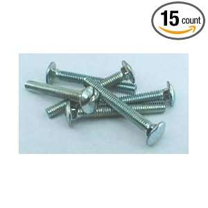   10 X 15 Carriage Bolts / Steel / Zinc / Partial Thread / 15 Pc. Carton