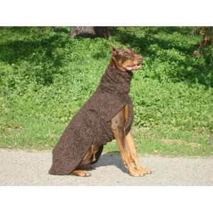 Designer Dog Coat (D.O.G.)   Brown Fur Fleece Winter Coat 