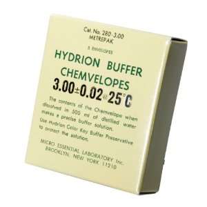 Micro Essential Lab 280 3.0 Hydrion pH Buffer Powder, 3 pH (Case of 5 