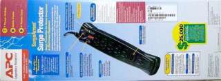 APC 7 OUTLET Power Strip SURGE PROTECTOR PC/HDTV/DVD/TV 731304200734 
