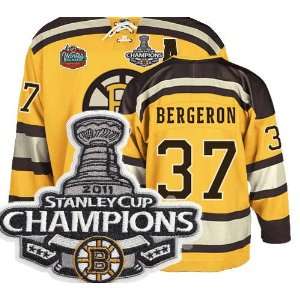 2011 NHL Stanley CUP Champions Patch Boston 37# Patrice Bergeron 