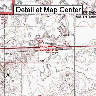   Map   Morristown, South Dakota (Folded/Waterproof)