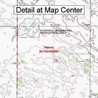   Topographic Quadrangle Map   Wilmot, South Dakota (Folded/Waterproof