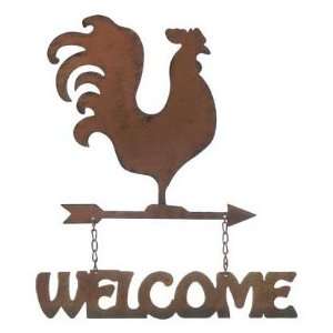 Rooster Weathervane Welcome 