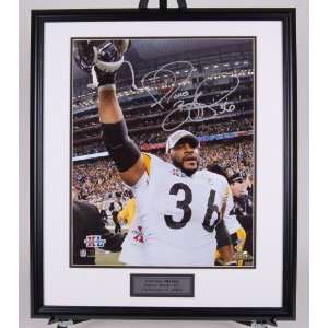  Jerome Bettis Autographed Framed 16x20 Pittsburgh Steelers 