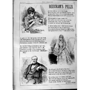 1890 Advertisement Beechams Pills Medicine Print 