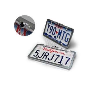 Boyo VTL251 Ultra Slim Zinc Metal Chrome License Plate 