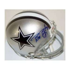  Signed Bill Bates Mini Helmet   (