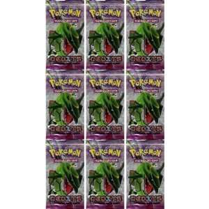  Pokemon TCG Card Game Deoxys Booster Pack Lot of 9 Packs 