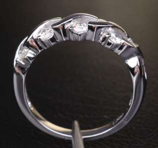   DIAMOND ENGAGEMENT WEDDING BAND RING Size 6 Unique LOGR Design  
