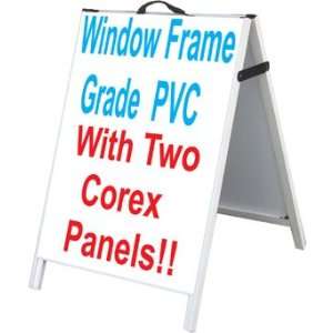  36 PVC A Frame Sign Corex Panels