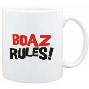  Mug White  Boaz rules  Male Names