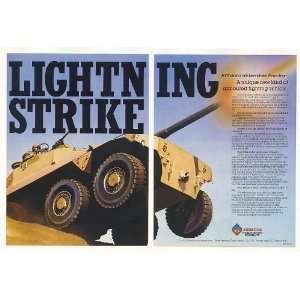   Armored Military Vehicle 2 Page Print Ad (41853)