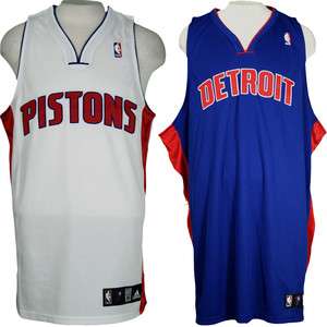 Assorted NBA Detroit Pistons Blank Authentic Adidas Jerseys  Blue 